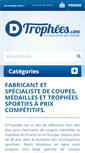 Mobile Screenshot of dtrophees.com