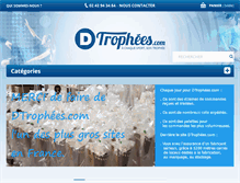 Tablet Screenshot of dtrophees.com